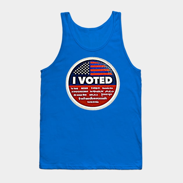 I Voted Tank Top by DiPEGO NOW ENTERTAiNMENT